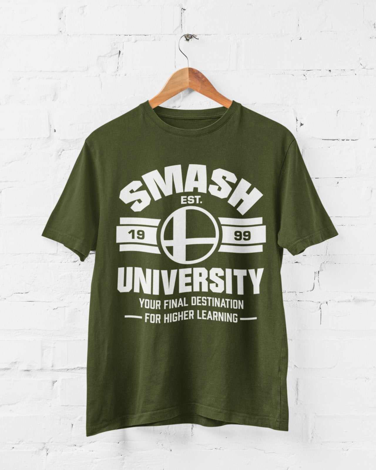 Retro Gaming T Shirt Smash University Est 1999 Bros Super Classic GameGalaxy Tees