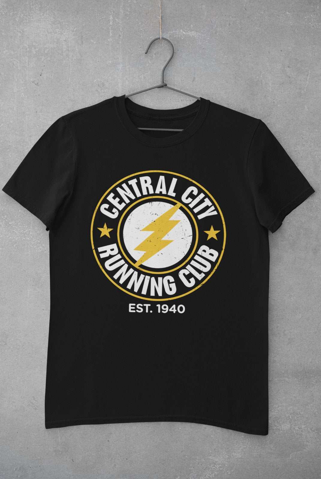 Retro Superhero T Shirt Central City Running CLub est 1940 Flash The FGalaxy Tees