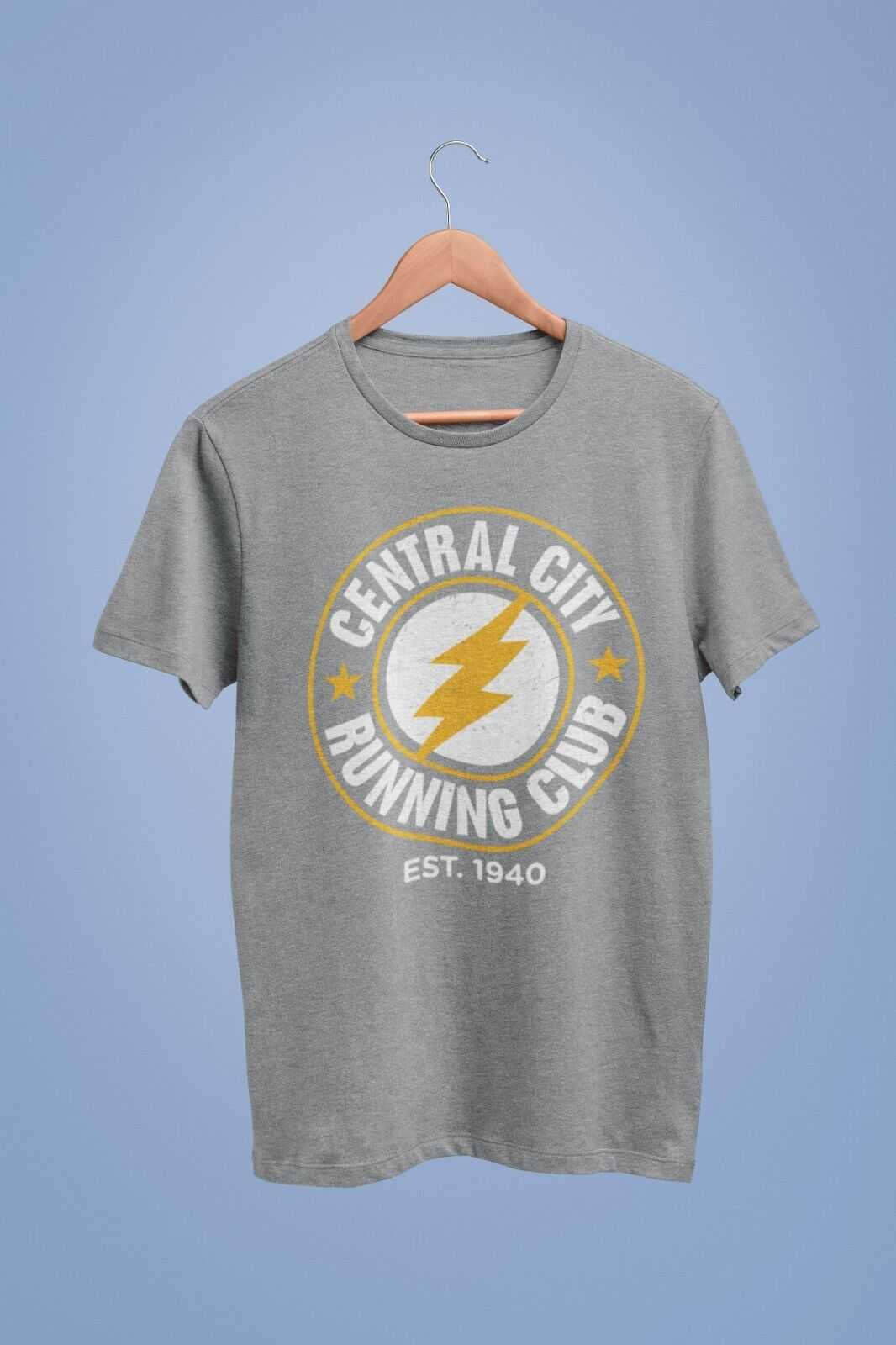 Retro Superhero T Shirt Central City Running CLub est 1940 Flash The FGalaxy Tees