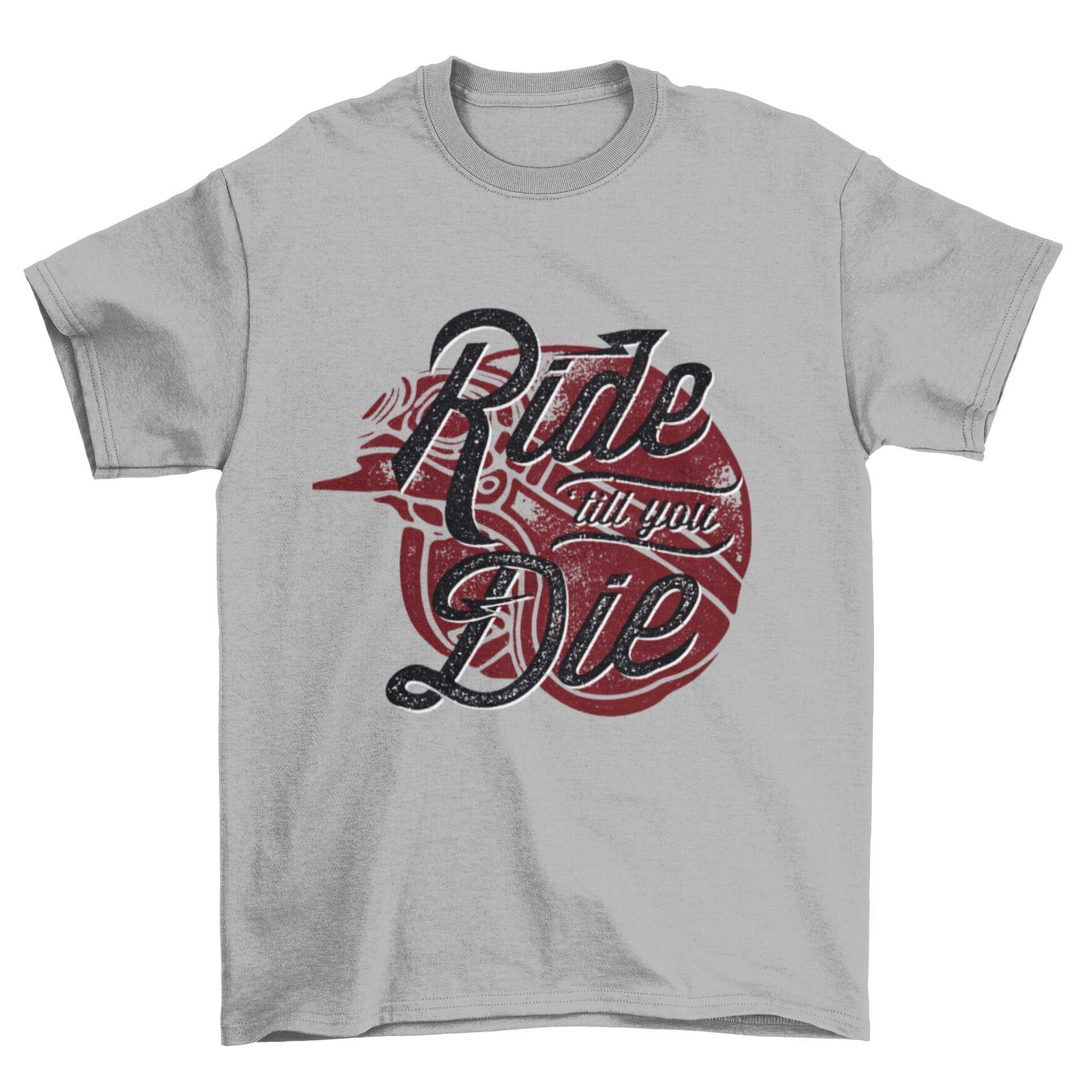 Ride Till You Die Biker T Shirt Helmet Design Motorcycle Slogan Gift IGalaxy Tees