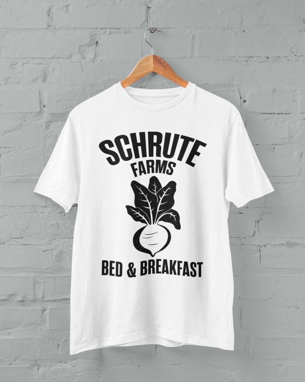 Schrute Farms Bed And Breakfast T Shirt Funny Office The Dwight Mose BGalaxy Tees