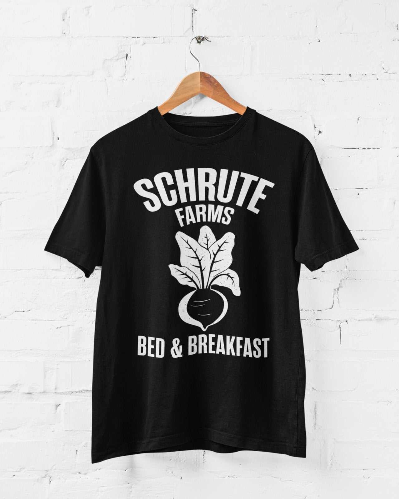 Schrute Farms Bed And Breakfast T Shirt Funny Office The Dwight Mose BGalaxy Tees