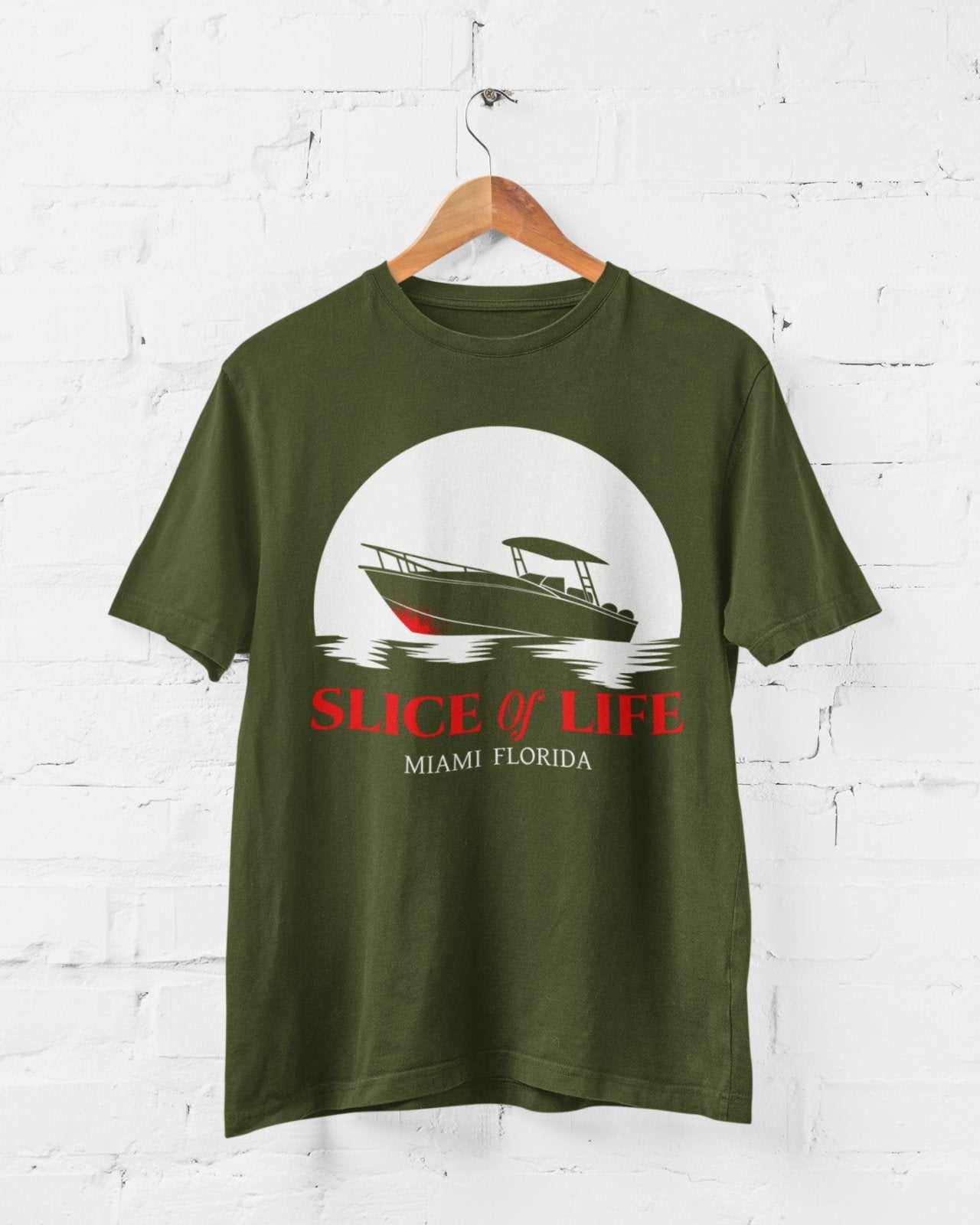 Slice Of Life Miami Florida Funny T Shirt Dexter TV Serial Killer BoatGalaxy Tees