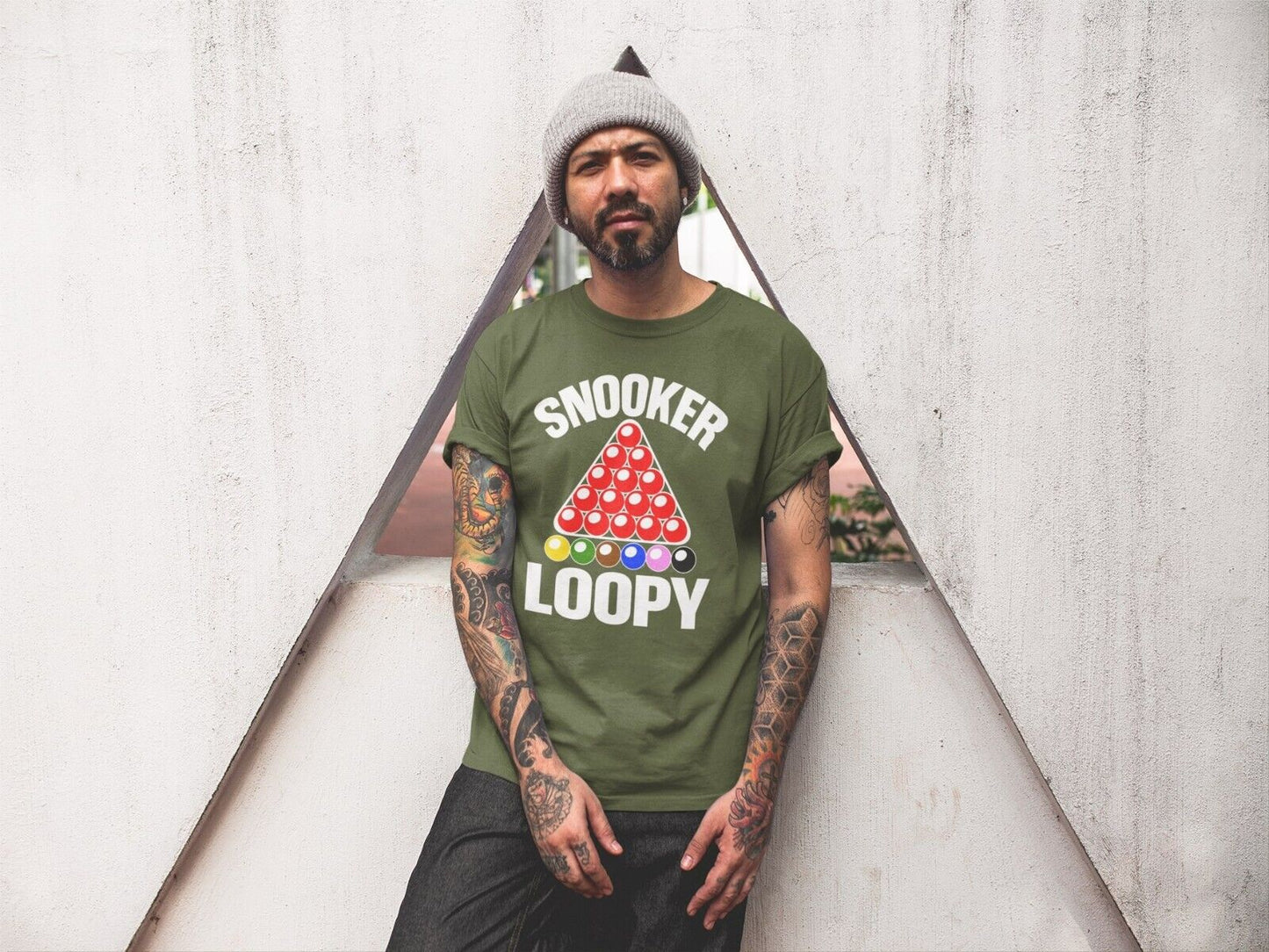 Snooker Loopy T Shirt Funny Pool Frame Rack Triangle Balls Gift Idea PGalaxy Tees