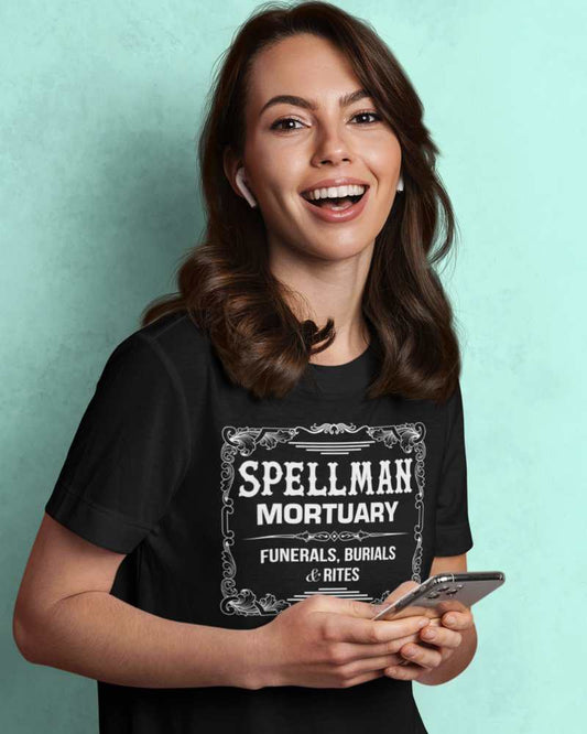 Spellman Mortuary T Shirt Adventures Sabrina Chilling Hilda Zelda FunnGalaxy Tees