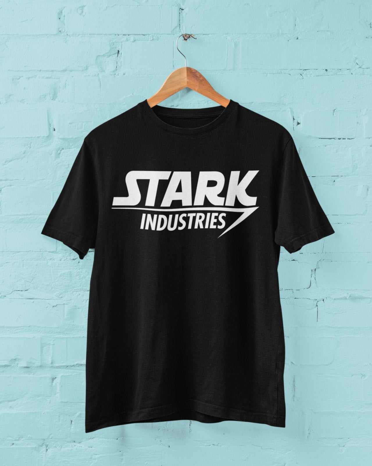 Stark Industries Funny T Shirt Man Iron Tony Comic Movie Film SuperherGalaxy Tees