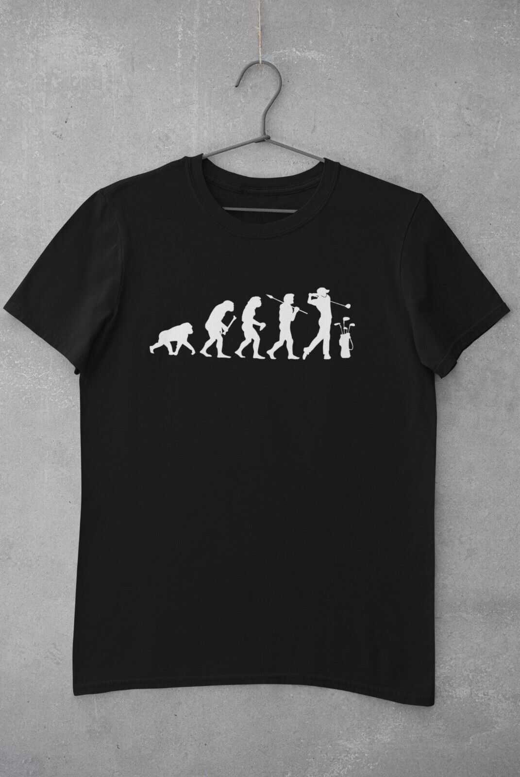 The Evolution of GOLF T Shirt Ape To Man Darwin Funny Top Gift Idea GoGalaxy Tees