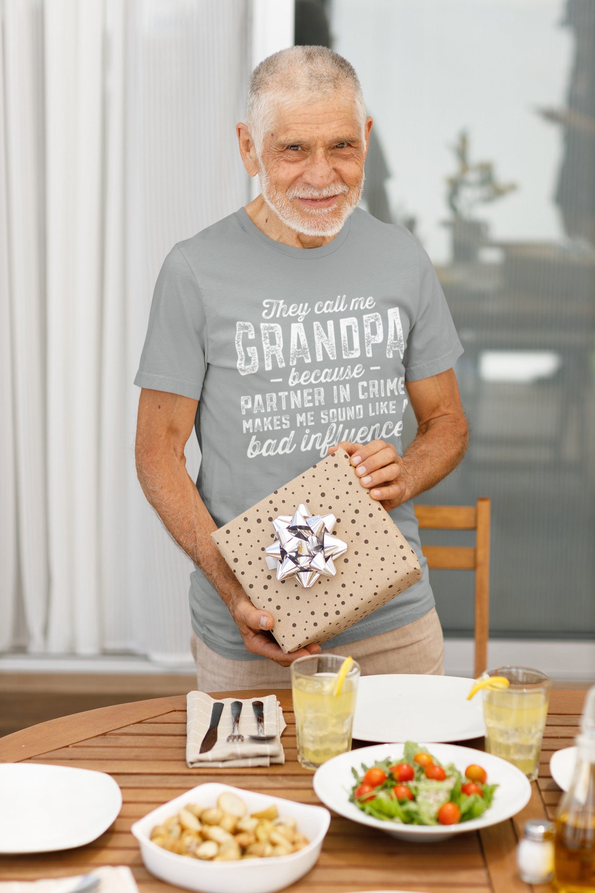 They Call Me Grandpa T-Shirt Funny Gift for Grandad with a Hint of MisGalaxy Tees