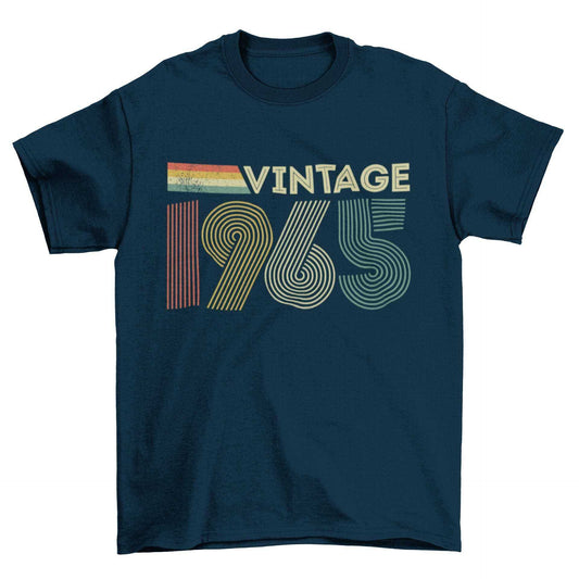 Vintage 1965 T-Shirt 60th Birthday Gift for 2025 Those Born in 1965 ReGalaxy Tees