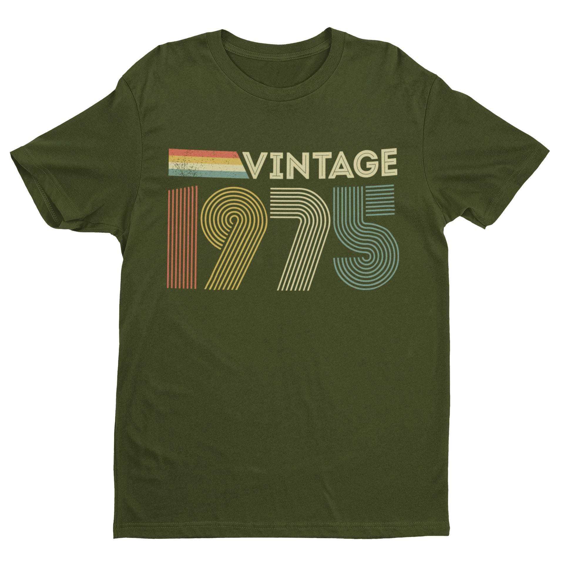 Vintage 1975 50th Birthday T-Shirt Retro 50 Years Old Gift Idea for 20Galaxy Tees