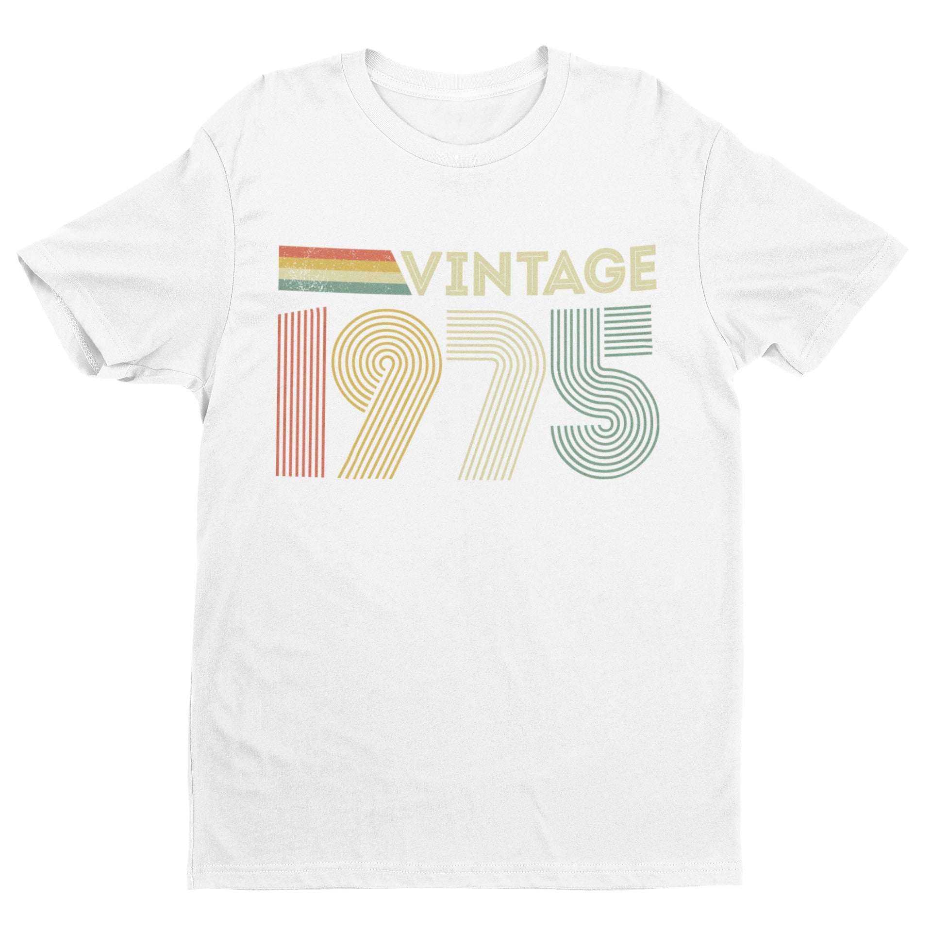 Vintage 1975 50th Birthday T-Shirt Retro 50 Years Old Gift Idea for 20Galaxy Tees