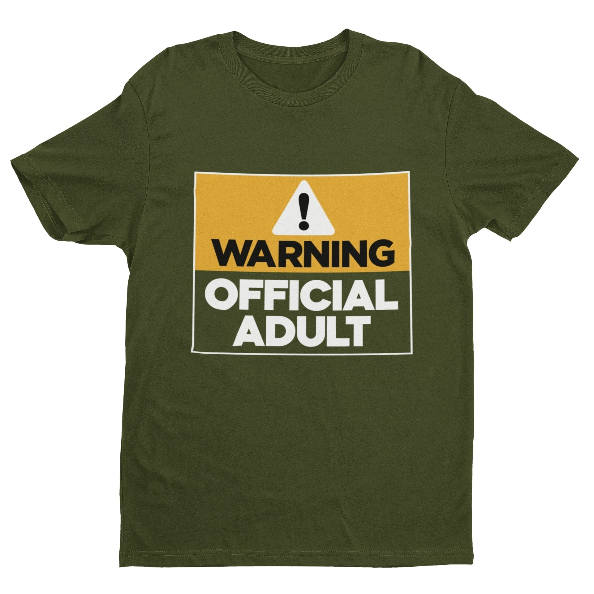 WARNING Official Adult T Shirt Funny 18th or 21st Birthday Gift Idea NGalaxy Tees