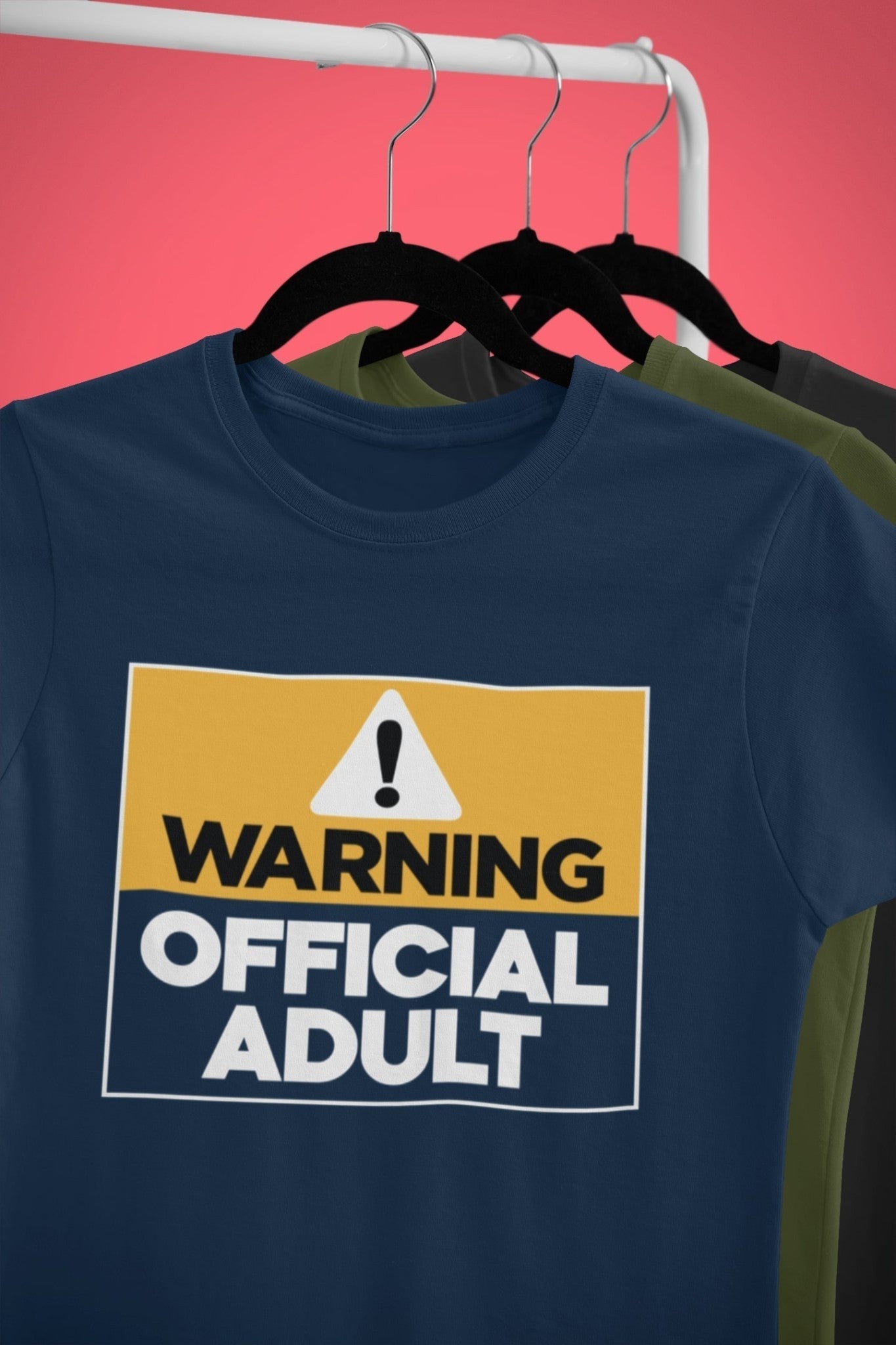 WARNING Official Adult T Shirt Funny 18th or 21st Birthday Gift Idea NGalaxy Tees