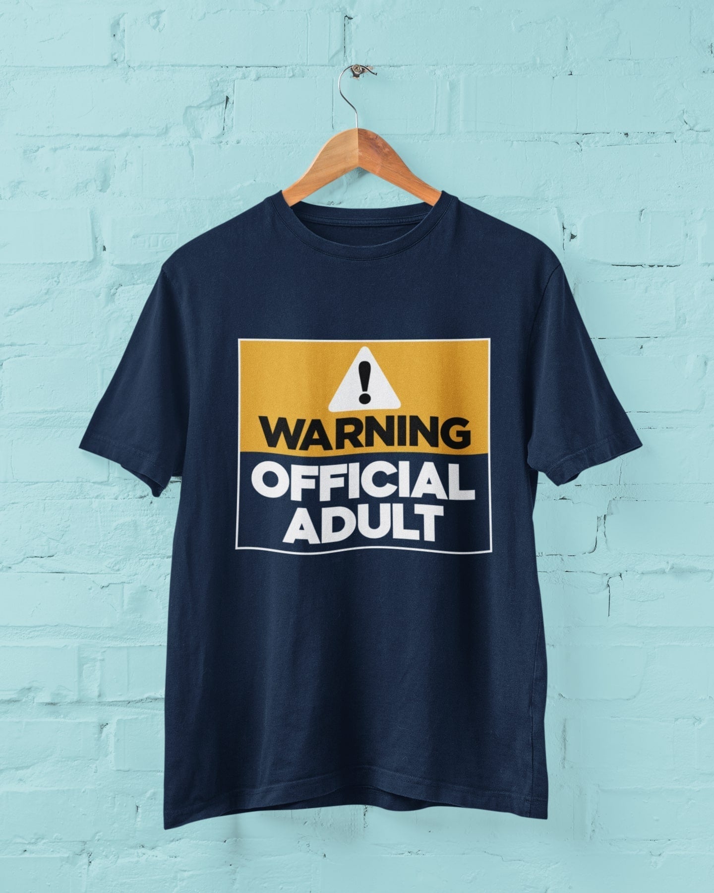 WARNING Official Adult T Shirt Funny 18th or 21st Birthday Gift Idea NGalaxy Tees