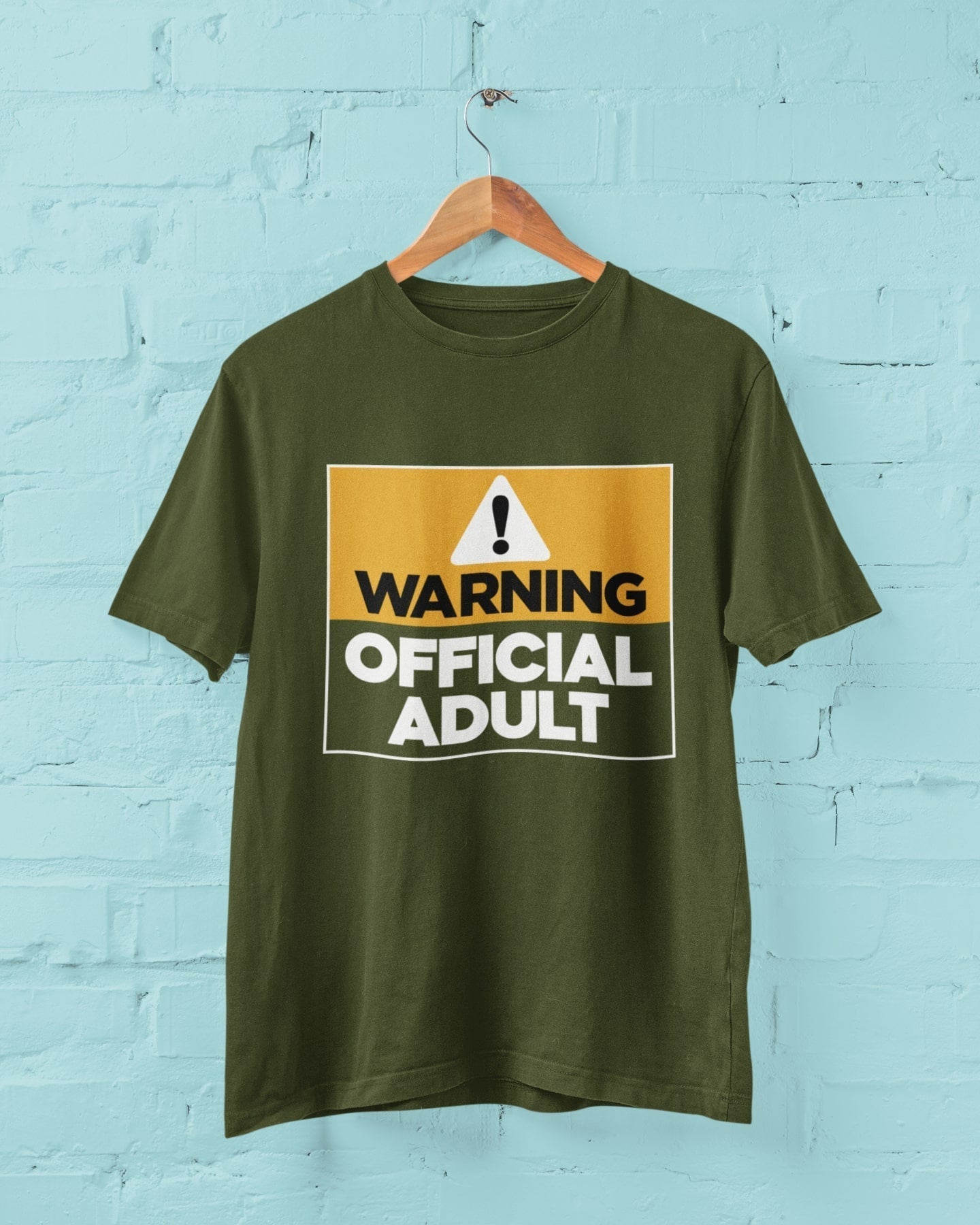 WARNING Official Adult T Shirt Funny 18th or 21st Birthday Gift Idea NGalaxy Tees