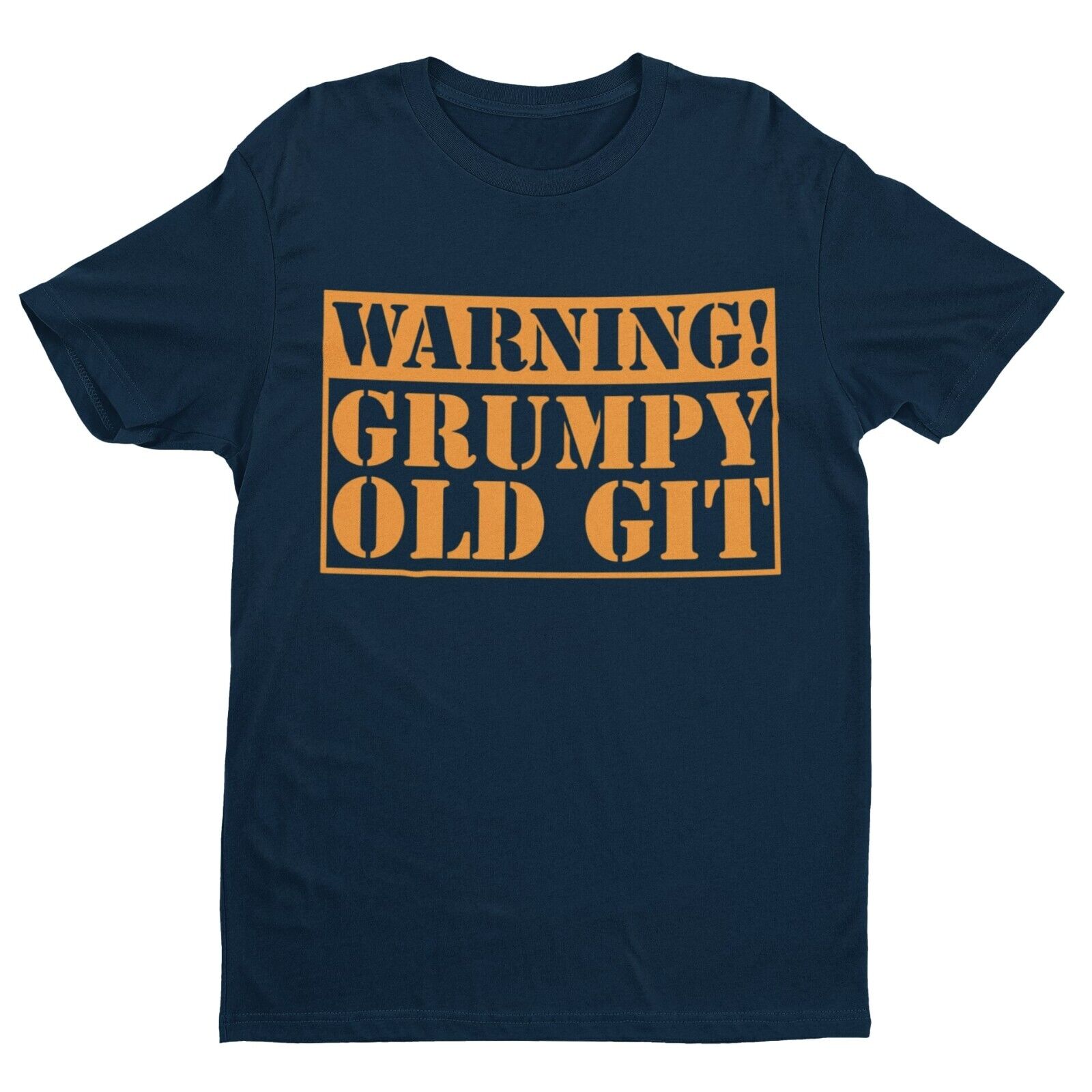 Warning Grumpy Old Git Funny T Shirt tshirt top Old Man Dad Grandad GiGalaxy Tees