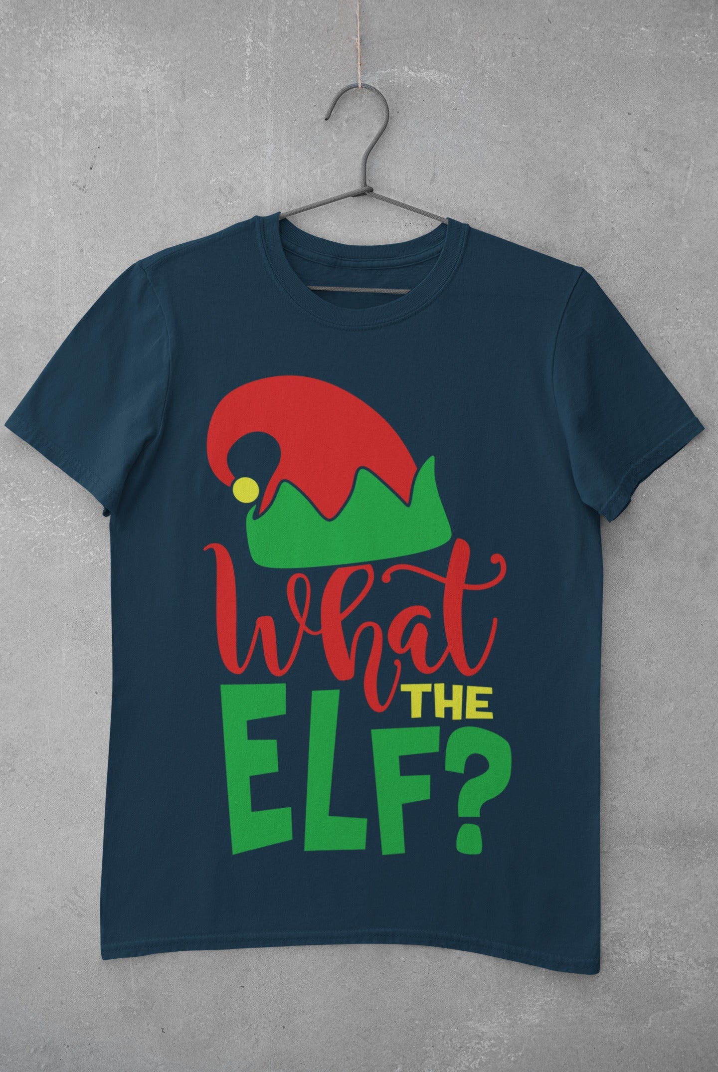 What The Elf Funny Christmas XMas T-Shirt Tee T Shirt Novelty Gift PreGalaxy Tees