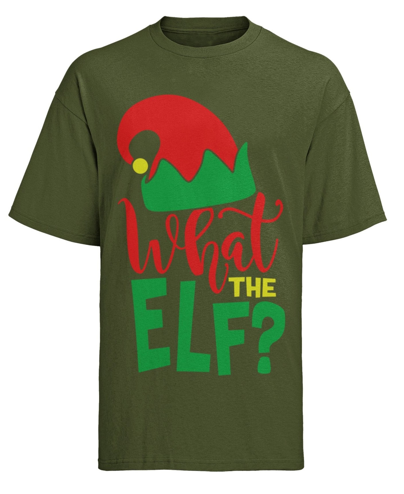 What The Elf Funny Christmas XMas T-Shirt Tee T Shirt Novelty Gift PreGalaxy Tees