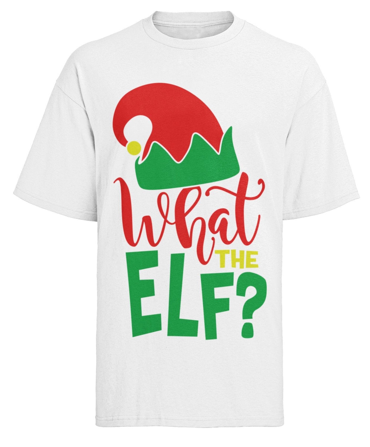 What The Elf Funny Christmas XMas T-Shirt Tee T Shirt Novelty Gift PreGalaxy Tees