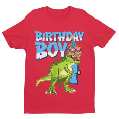 Baby Boys 1st Birthday Dinosaur T-Shirt Birthday Gift T-Shirt T-Shirt