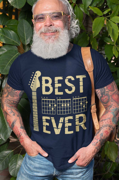 Best Dad Ever DAD in Chords Tab Guitar T-Shirt Fathers Day Gift Guitarist T-Shirt