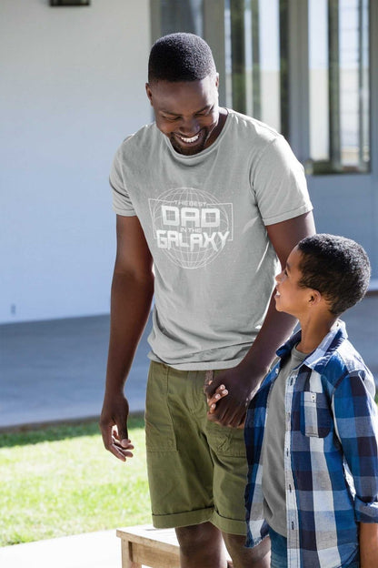 Best Dad In The Galaxy T-Shirt Fathers Day Christmas Gift Present New Father T-Shirt