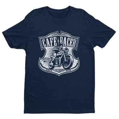 Cafe Racer Biker T-Shirt Speed Addict Motorcycle 69 Classic Bike Skull Gift T-Shirt
