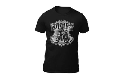 Cafe Racer Biker T-Shirt Speed Addict Motorcycle 69 Classic Bike Skull Gift T-Shirt