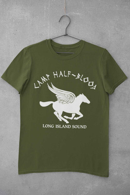 Camp Half Blood T-Shirt Long Island Sound Jackson Percy Theif Lightning Book T-Shirt