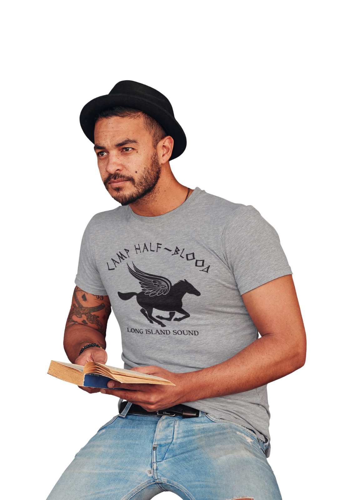 Camp Half Blood T-Shirt Long Island Sound Jackson Percy Theif Lightning Book T-Shirt
