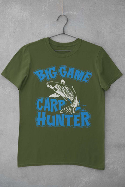 Carp Fishing T-Shirt Big Game Carp Hunter Funny Gift For Fisherman Angler Dad T-Shirt