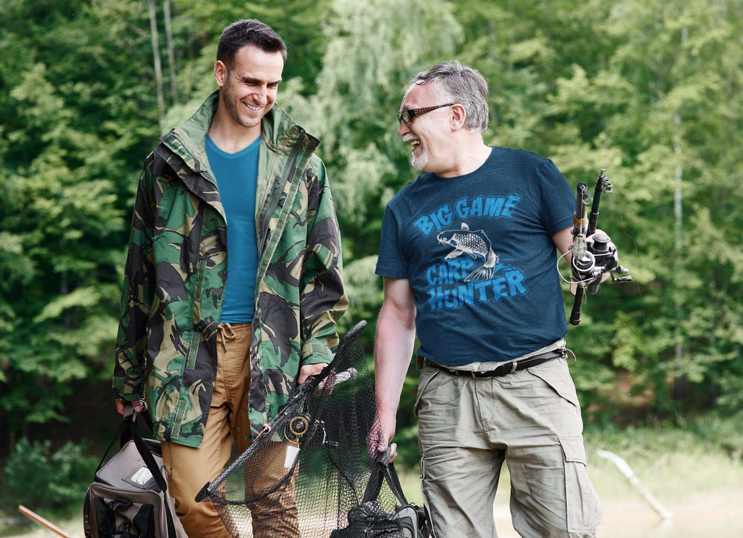 Carp Fishing T-Shirt Big Game Carp Hunter Funny Gift For Fisherman Angler Dad T-Shirt