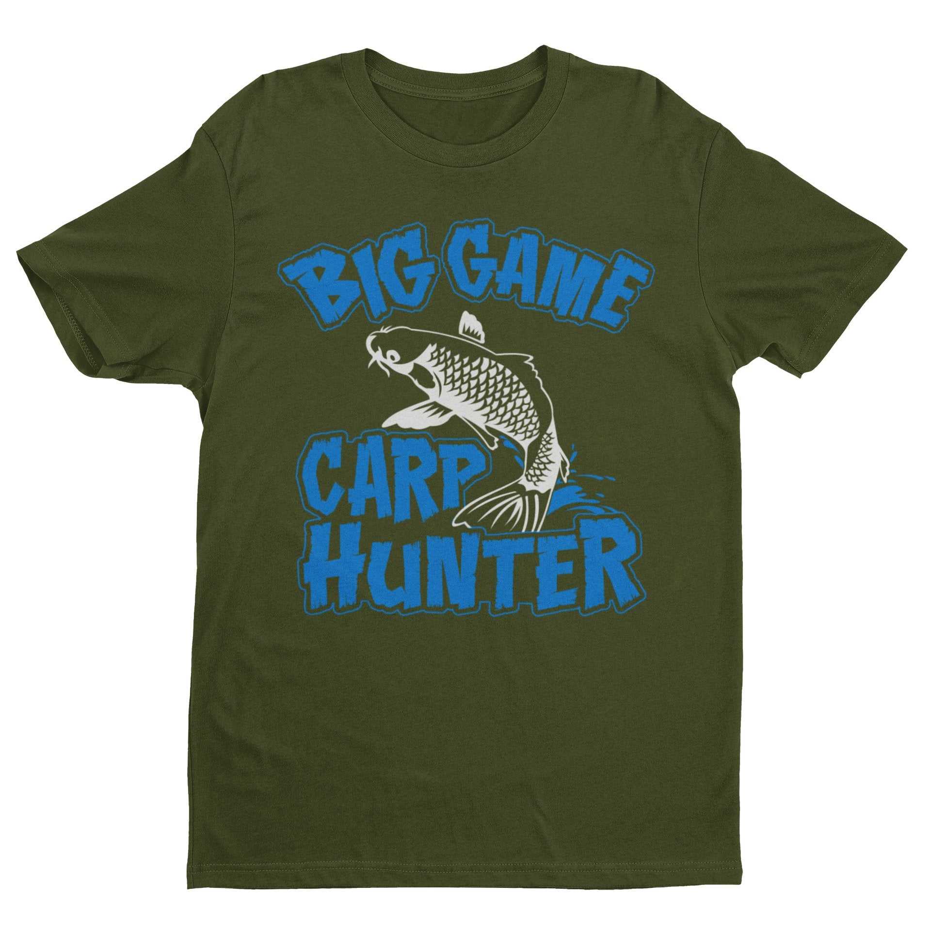 Carp Fishing T-Shirt Big Game Carp Hunter Funny Gift For Fisherman Angler Dad T-Shirt