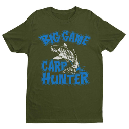 Carp Fishing T-Shirt Big Game Carp Hunter Funny Gift For Fisherman Angler Dad T-Shirt