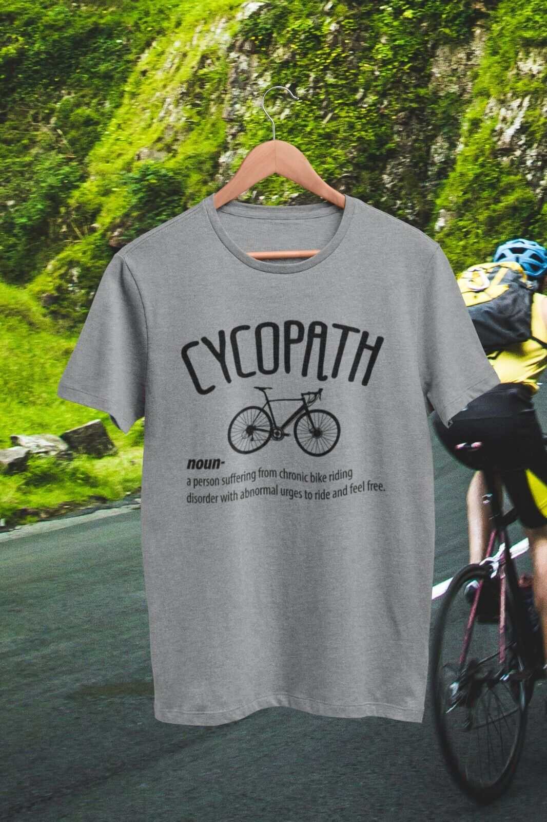 CYCOPATH Funny Cycling T-Shirt Cycle Path Parody Gift For Cyclists Novelty T-Shirt