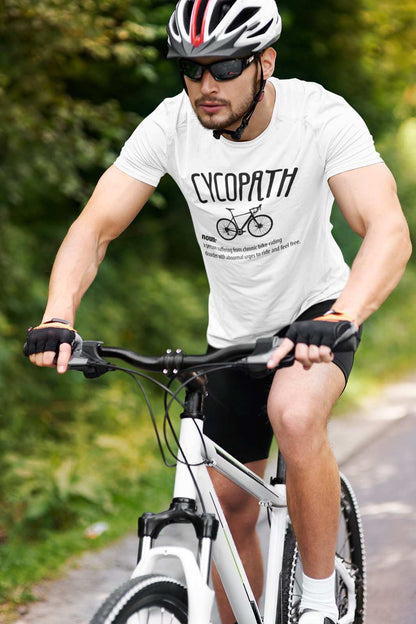 CYCOPATH Funny Cycling T-Shirt Cycle Path Parody Gift For Cyclists Novelty T-Shirt