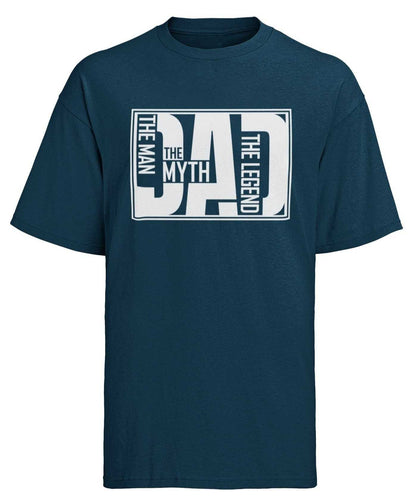 Dad The Man The Myth The Legend Funny T-Shirt Gift Fathers Day XMas New Dad T-Shirt