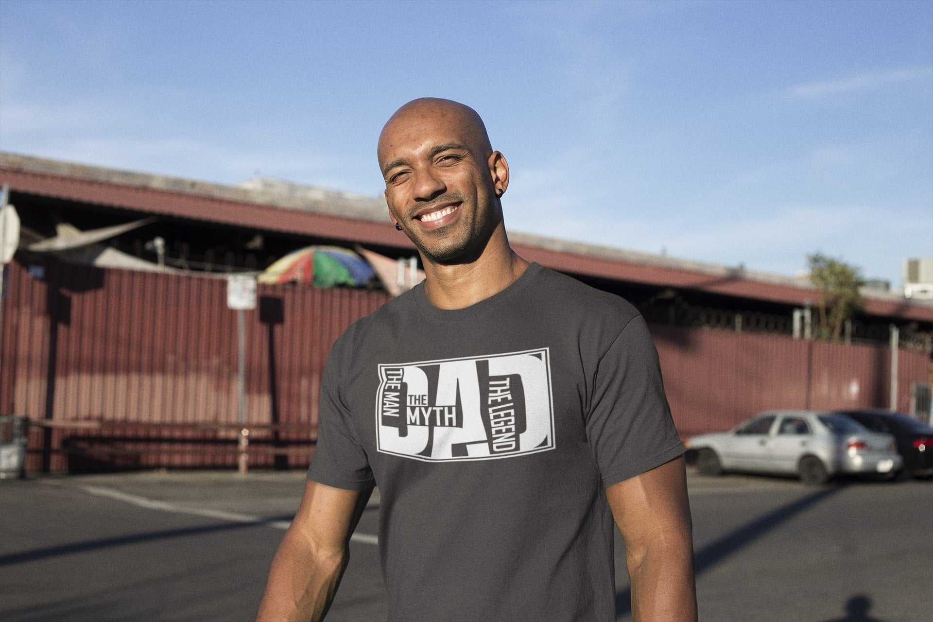 Dad The Man The Myth The Legend Funny T-Shirt Gift Fathers Day XMas New Dad T-Shirt