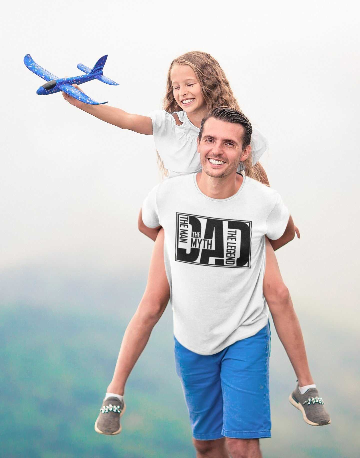 Dad The Man The Myth The Legend Funny T-Shirt Gift Fathers Day XMas New Dad T-Shirt