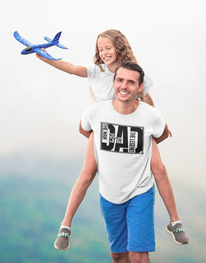 Dad The Man The Myth The Legend Funny T-Shirt Gift Fathers Day XMas New Dad T-Shirt