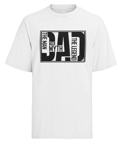 Dad The Man The Myth The Legend Funny T-Shirt Gift Fathers Day XMas New Dad T-Shirt