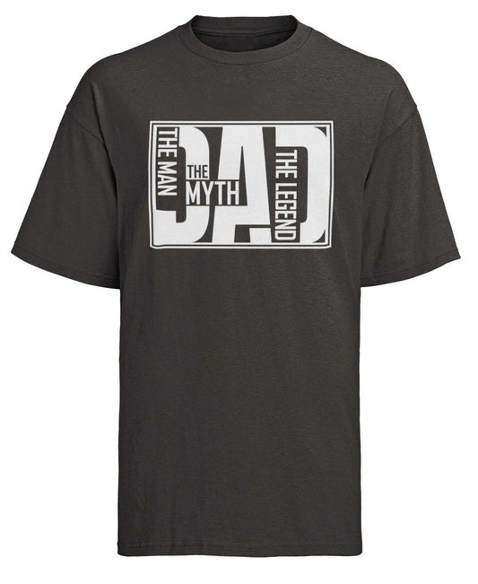 Dad The Man The Myth The Legend Funny T-Shirt Gift Fathers Day XMas New Dad T-Shirt