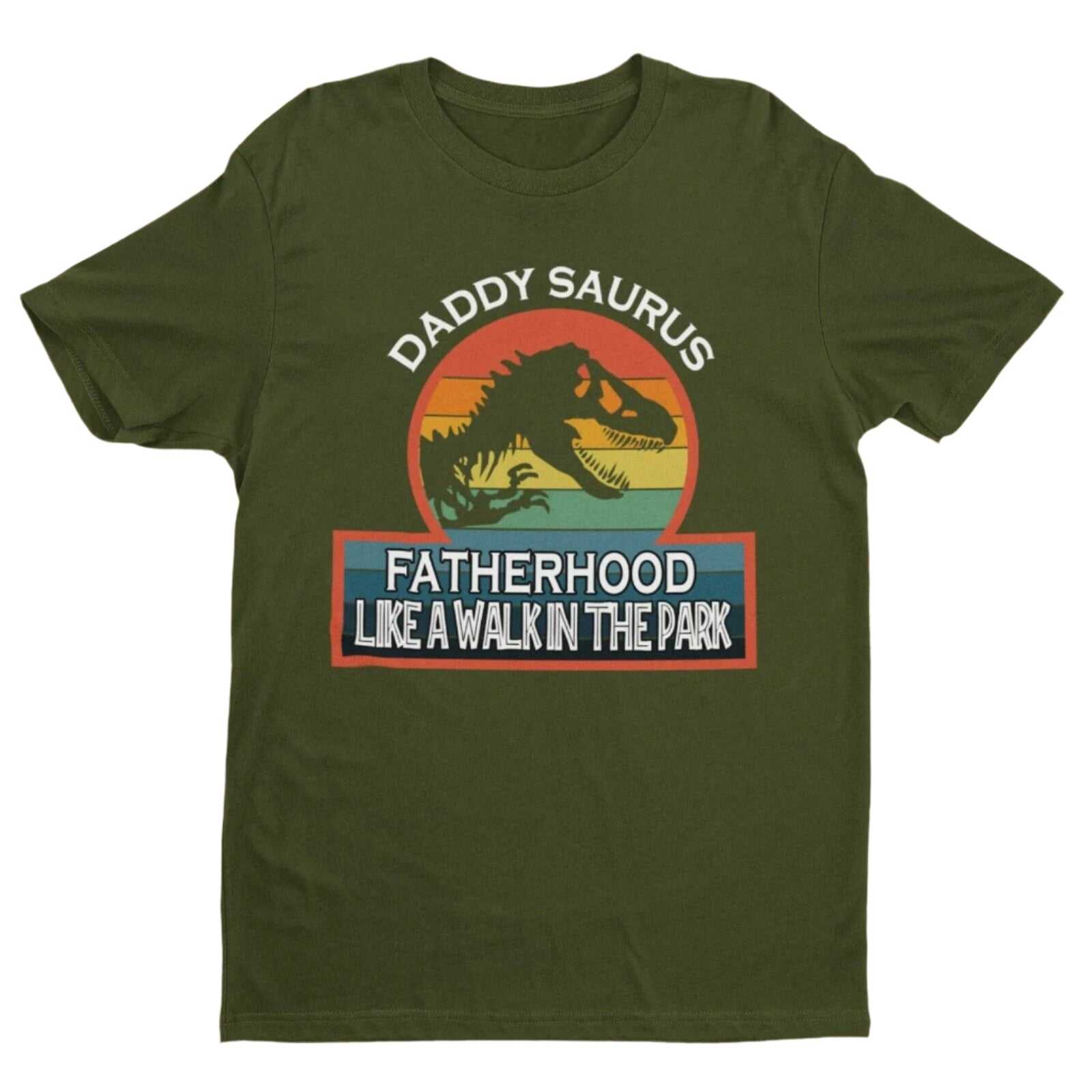 Daddy Saurus T-Shirt - Funny Dinosaur T-Shirt for Dads Father’s Day Gift T-Shirt