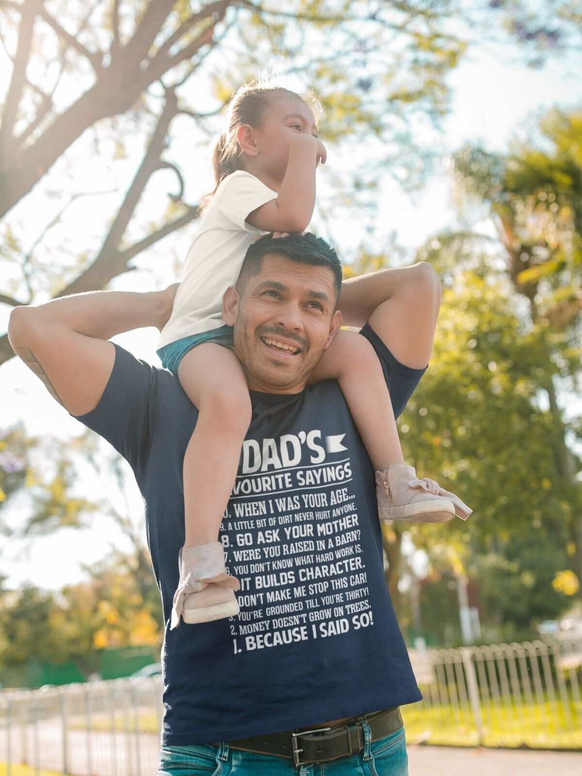 Dad's Favourite Sayings T-Shirt - Humorous Father's Day Gift T-Shirt
