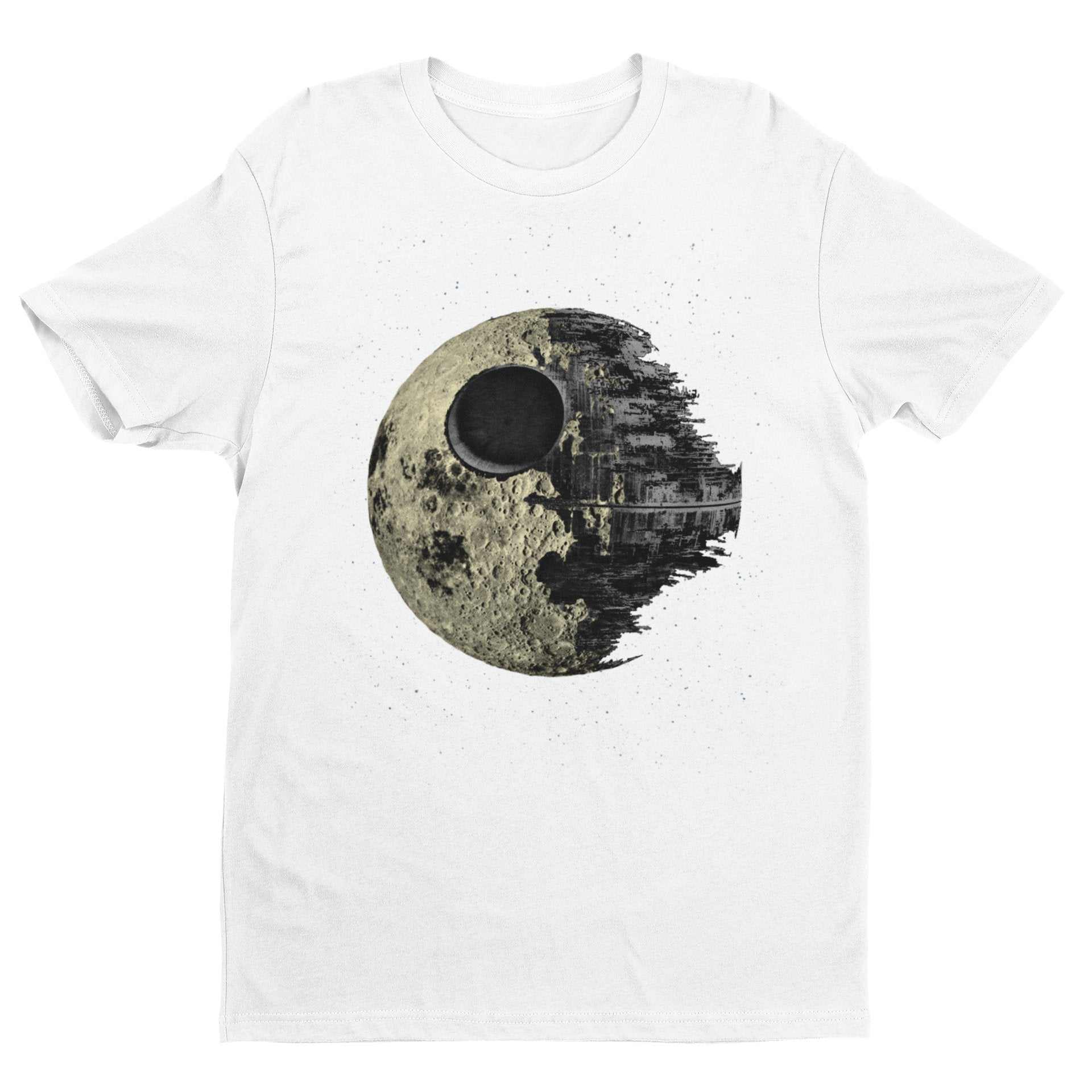 Dark Side Of The Moon T-Shirt Darkside Star Death Parody Sci Fi Wars Star Retro T-Shirt