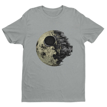 Dark Side Of The Moon T-Shirt Darkside Star Death Parody Sci Fi Wars Star Retro T-Shirt