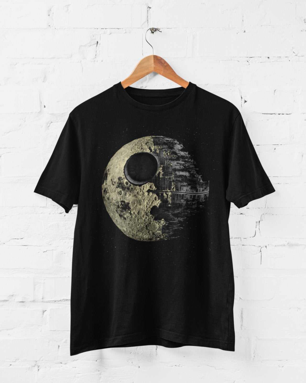 Dark Side Of The Moon T-Shirt Darkside Star Death Parody Sci Fi Wars Star Retro T-Shirt