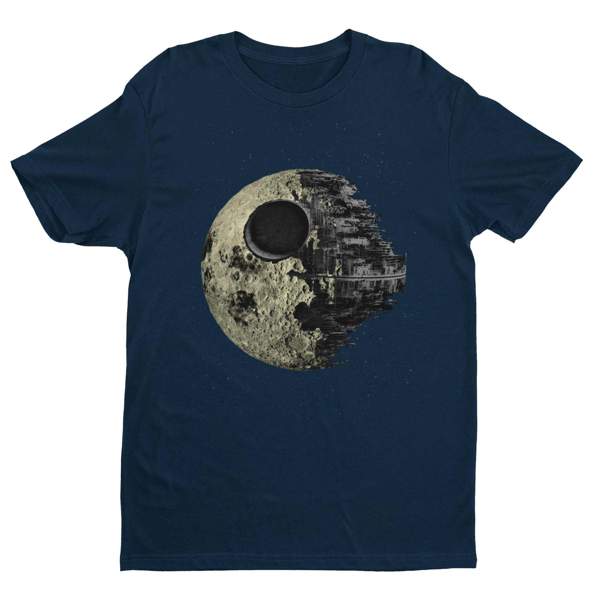 Dark Side Of The Moon T-Shirt Darkside Star Death Parody Sci Fi Wars Star Retro T-Shirt
