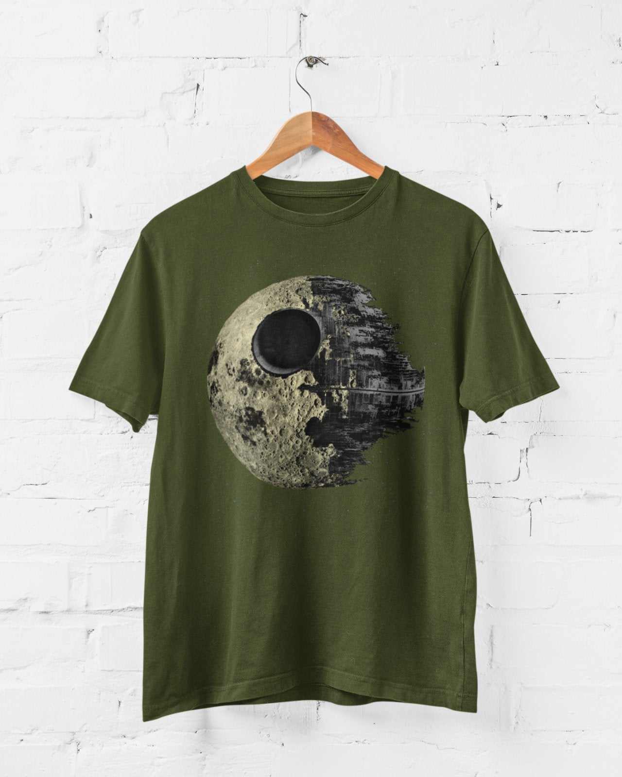 Dark Side Of The Moon T-Shirt Darkside Star Death Parody Sci Fi Wars Star Retro T-Shirt