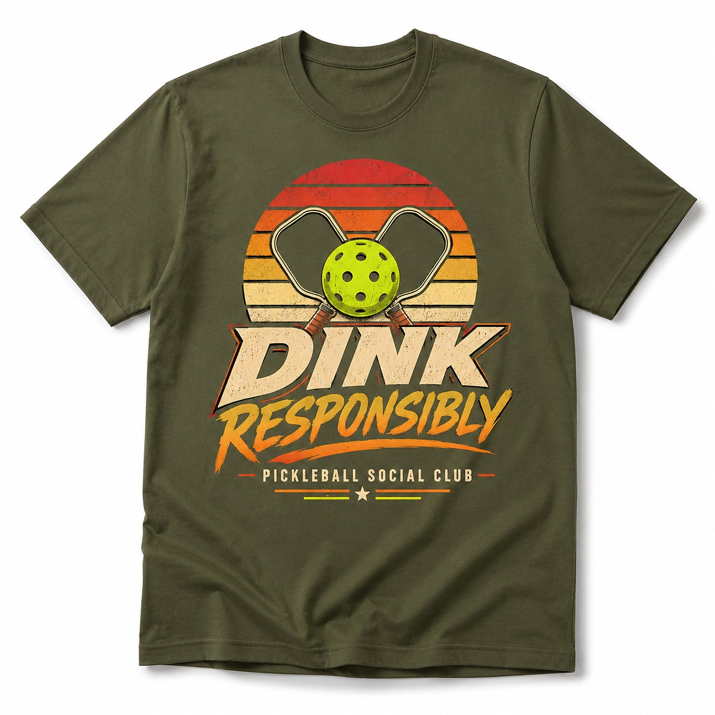 Dink Responsibly Pickleball Social Club T-Shirt